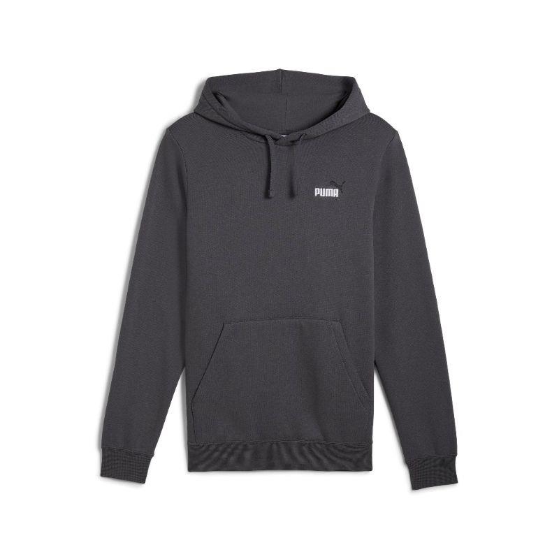 Sudadera con capucha PUMA ESSENTIALS SMALL LOGO gris 684718-44