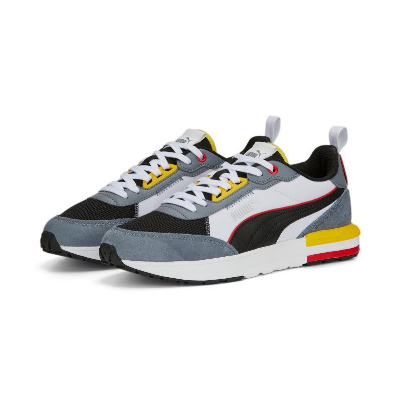 Zapatillas PUMA R22 negro y gris 383462-20