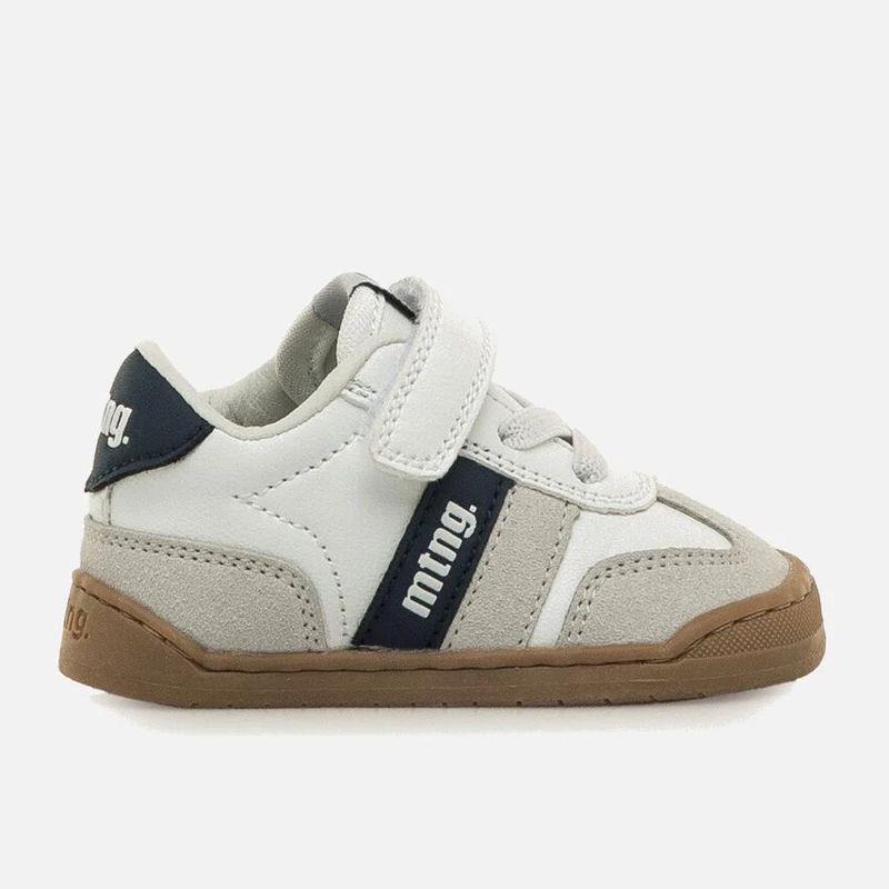 Zapatillas para niño MUSTANG FREE blanco, azul marino y gris 49060-C58021