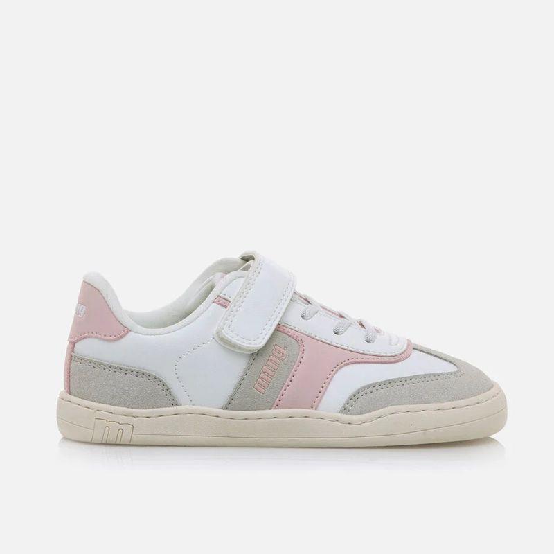 Zapatillas para niña MUSTANG FREE blanco, rosa y gris 48942-C58022