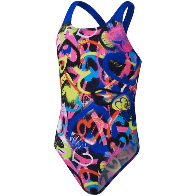 Bañador de piscina para niña SPEEDO DIGITAL ALLOVER POWERBACK varios 8-00373416636