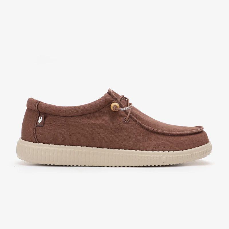 Zapatillas canvas WALK IN PITAS WALLABI WASHED arcilla WP-150