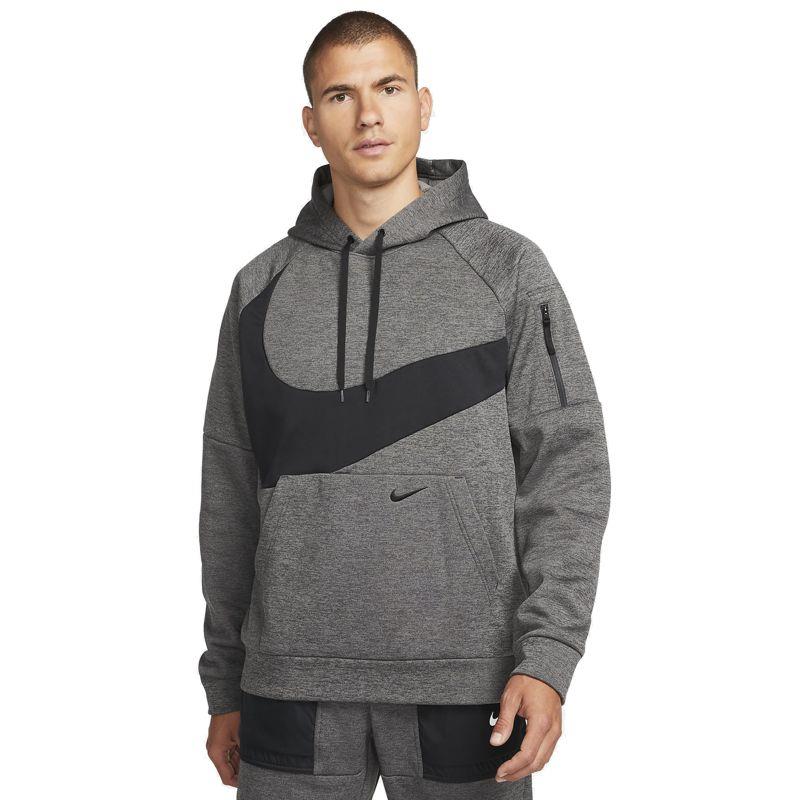 Sudadera NIKE THERMA - FIT gris y negra DQ5401-071