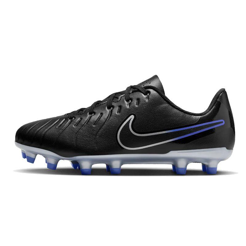 Bota de fútbol multitaco para niño-a NIKE JR TIEMPO LEGEND 10 CLUB FG/MG negra DV4352-040