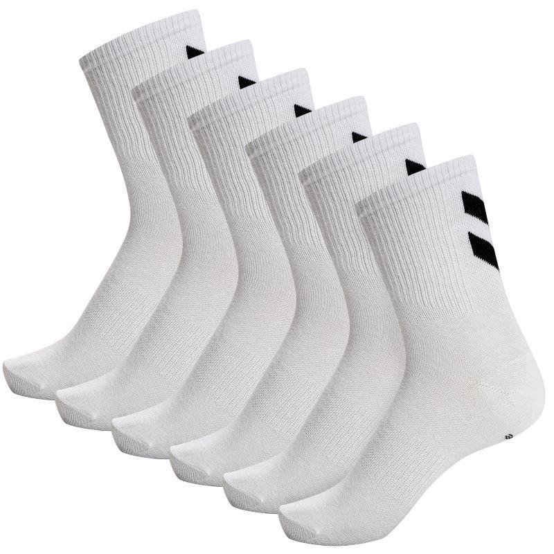 Pack calcetines HUMMEL CHEVRON 6 blancas 213254-9001