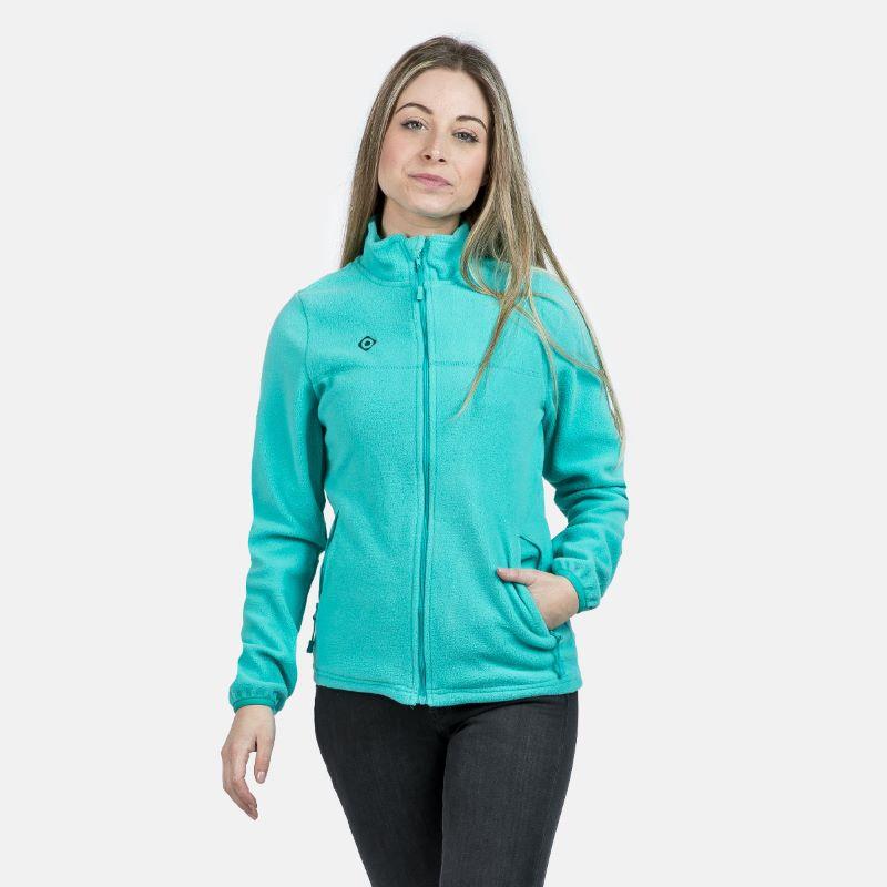 Chaqueta forro polar para mujer IZAS PADRU turquesa