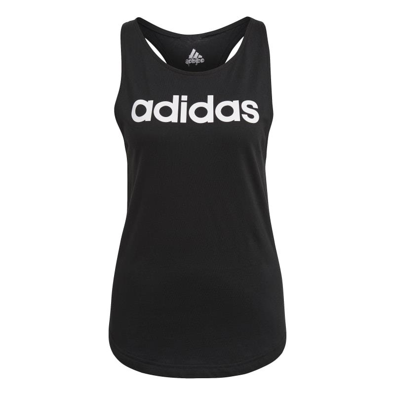 Camiseta de tirantes para mujer ADIDAS LOUNGEWEAR ESSENTIALS LOGO negra GL0566