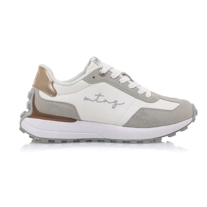 Zapatillas para mujer MUSTANG ZINC blanco y gris 60359-C54773