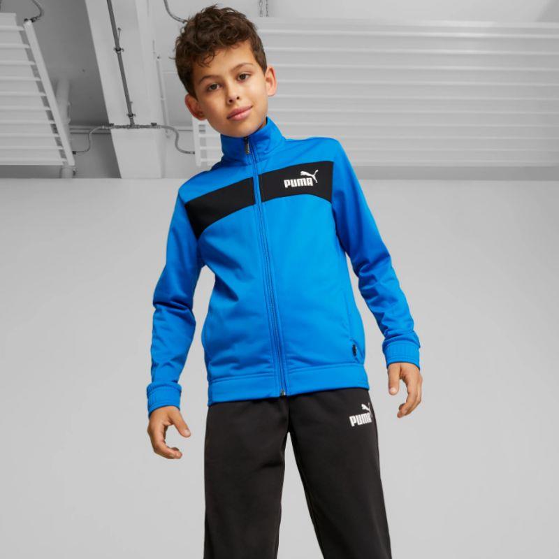 Chándal de niño PUMA POLY SUIT azul y negro 589371-92