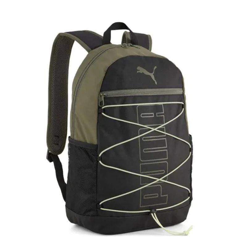 Mochila PUMA PLUS BACKPACK II negra y verde 092156-30