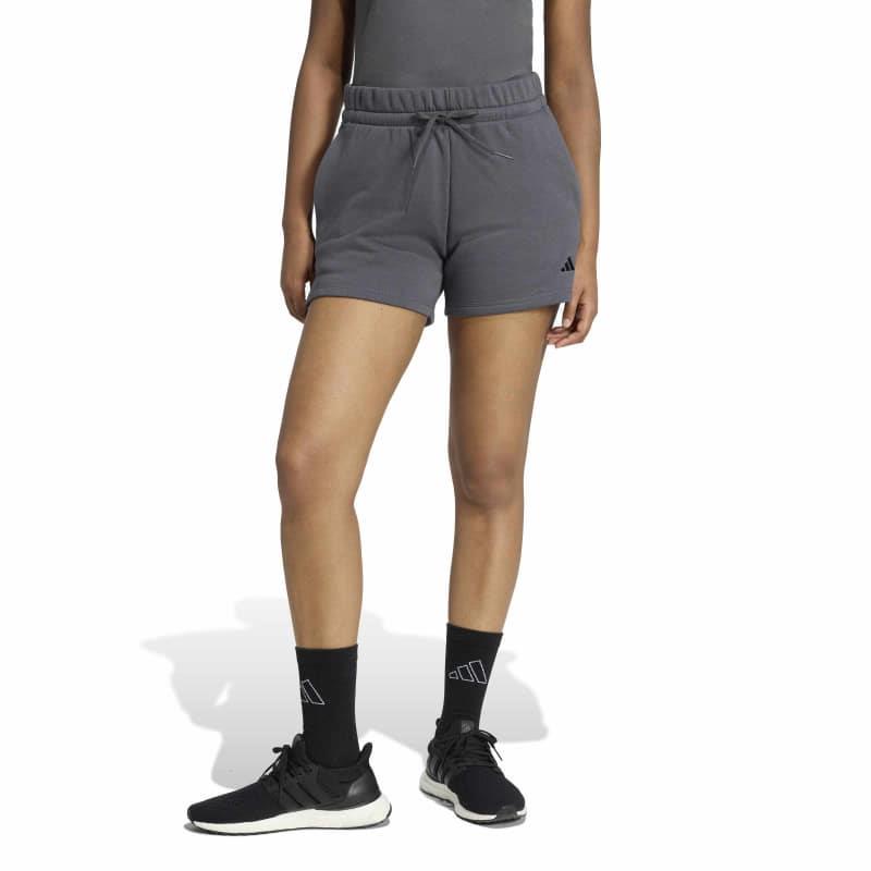 Pantalón corto para mujer ADIDAS ESSENTIALS SMALL LOGO gris KC5275