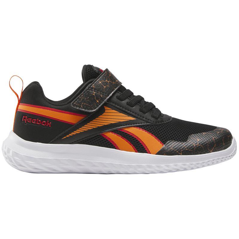 Zapatillas running niño REEBOK RUSH RUNNER negro y naranja 100250582