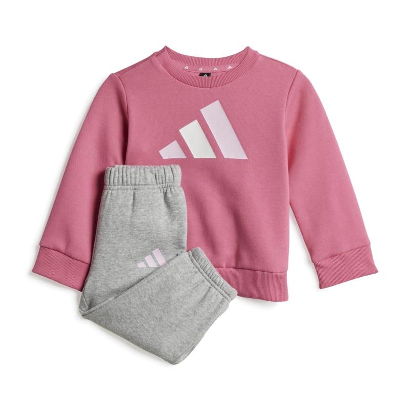 Chándal bebé ADIDAS BL FL JOG 240 rosa y gris JY0303