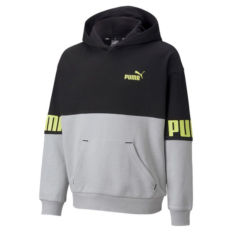 Sudadera con capucha para niño-a PUMA POWER gris y negro 849212-19