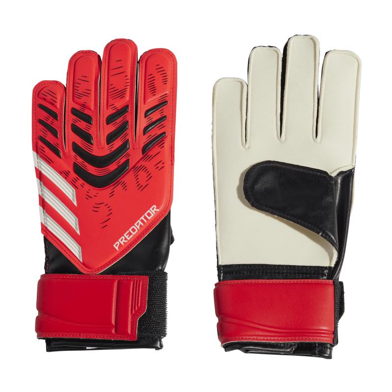Guantes de portero para niño ADIDAS PREDATOR GL TR J rojo y negro JH3811
