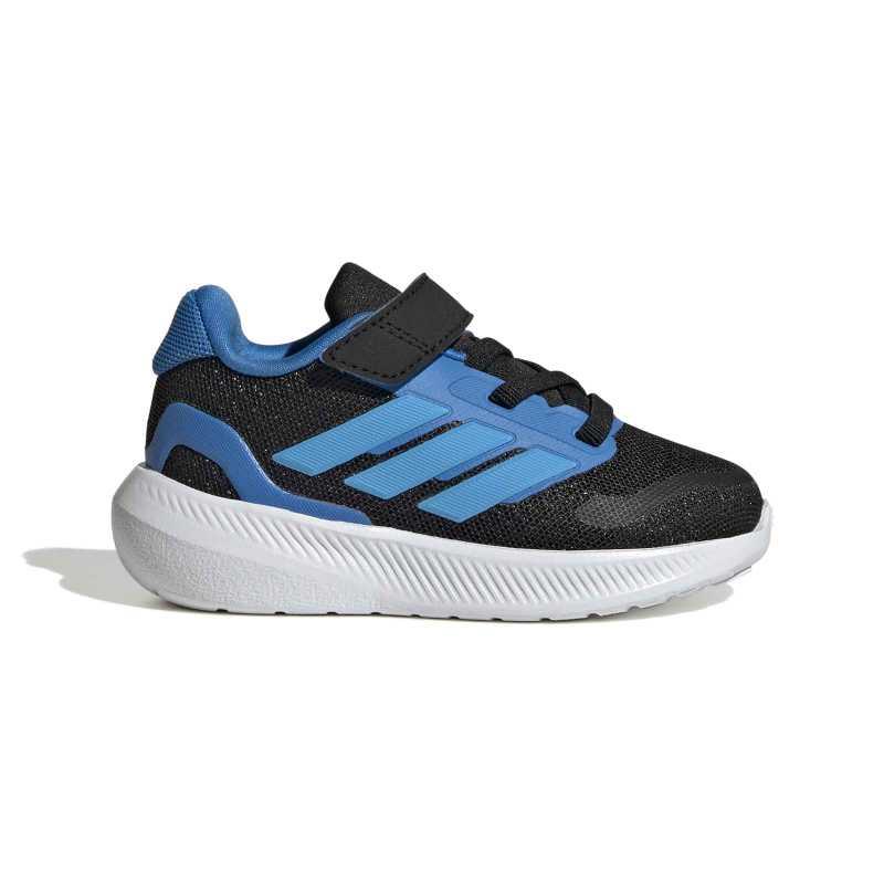Zapatillas running niño ADIDAS RUNFALCON 5 negro y azul IH6865