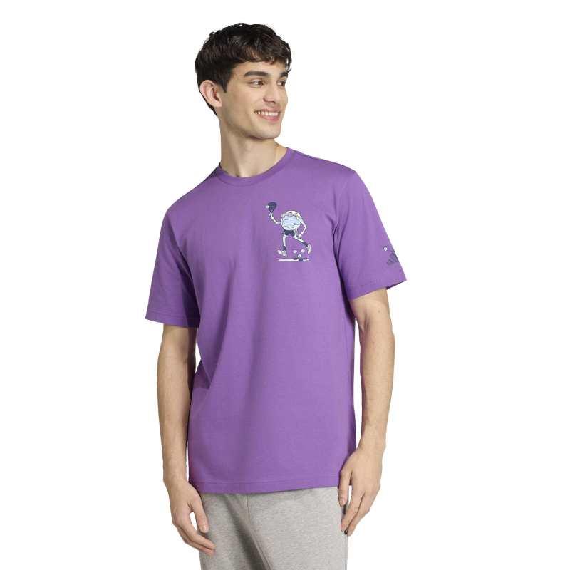 Camiseta manga corta ADIDAS EARTH DAY PADEL morada KB4905