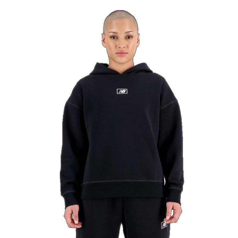 Sudadera con capucha para mujer NEW BALANCE ESSENTIALS negra WT31533BK