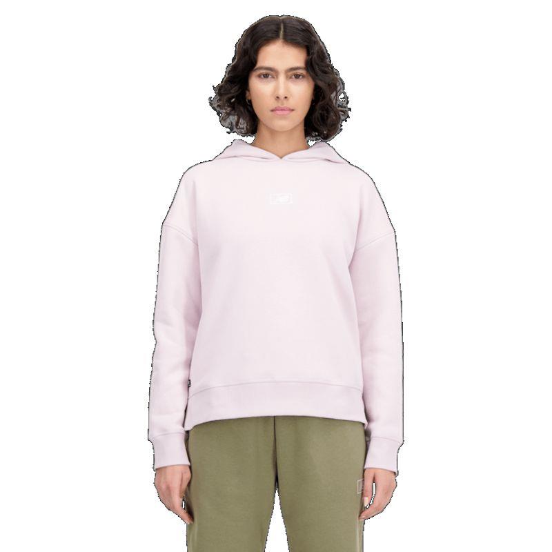 Sudadera con capucha para mujer NEW BALANCE ESSENTIALS lila claro WT33503DMY