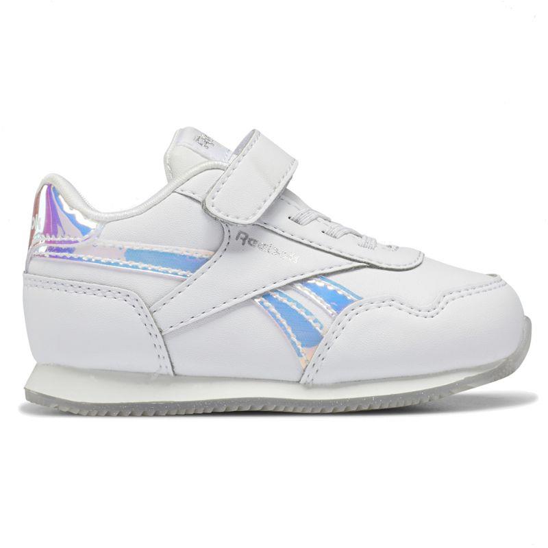 Zapatillas para niña-o REEBOK ROYAL CLASSIC JOGGER 3 blanca y metalizado G57523