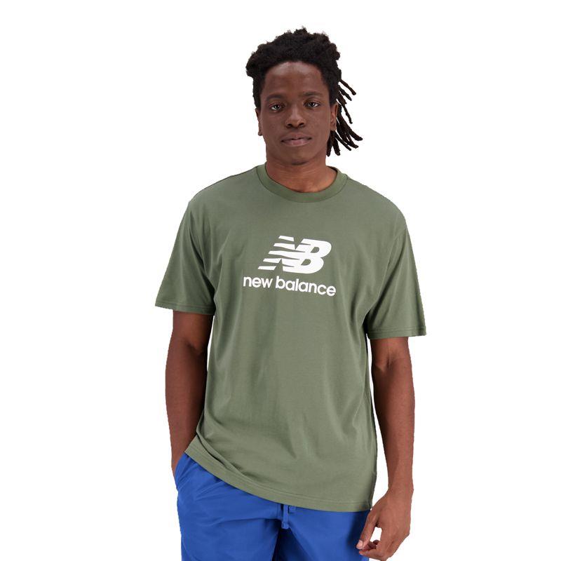 Camiseta manga corta NEW BALANCE ESSENTIALS verde MT31541DON