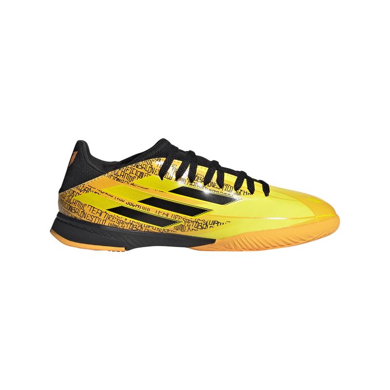 Zapatillas fútbol sala para niño-a ADIDAS X SPEEDFLOW MESSI.3 amarillo y negro GW7422