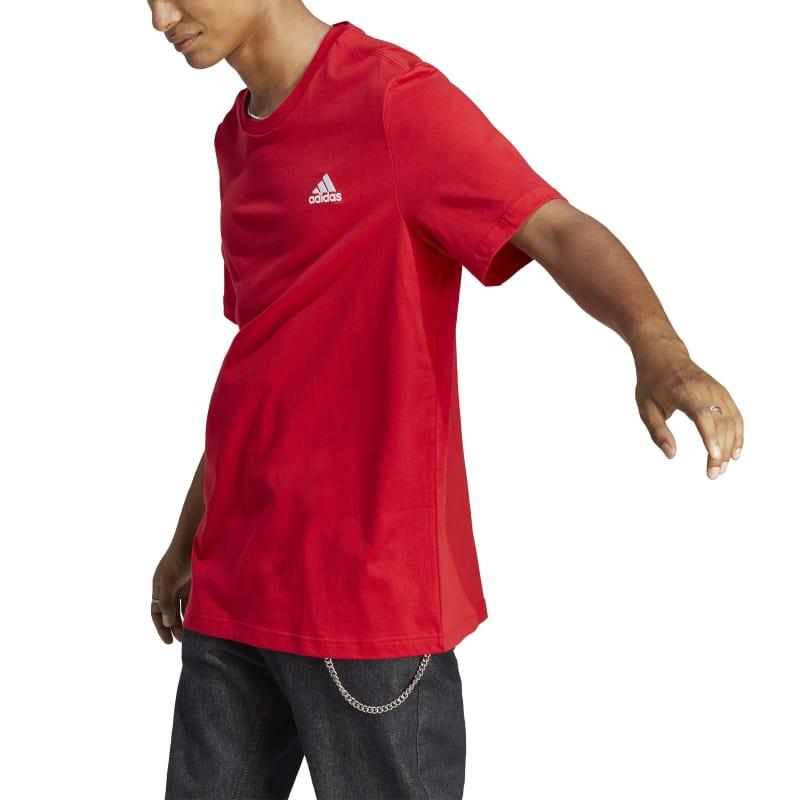 Camiseta manga corta ADIDAS ESSENTIALS SMALL LOGO roja IC9290