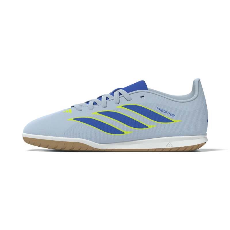 Zapatillas fútbol sala para niño ADIDAS PREDATOR CLUB IN J azul claro JS0362