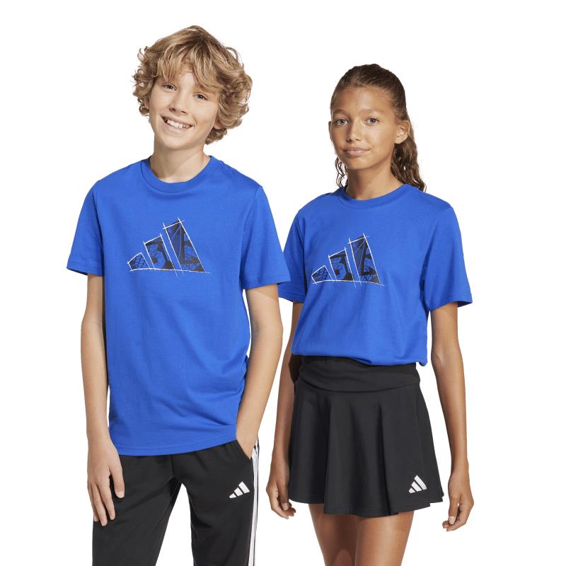 Camiseta manga corta para niño ADIDAS CODES PHOTOREAL LOGO GRAPHIC azul JI6670