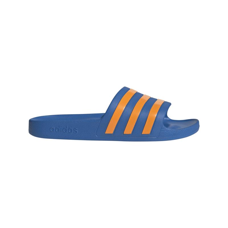 Chancla ADIDAS ADILETTE AQUA azul y naranja JI2221