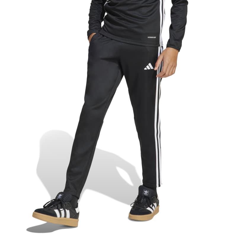Pantalón largo para niño ADIDAS TIRO 25 ESSENTIALS negro y blanco JD0573