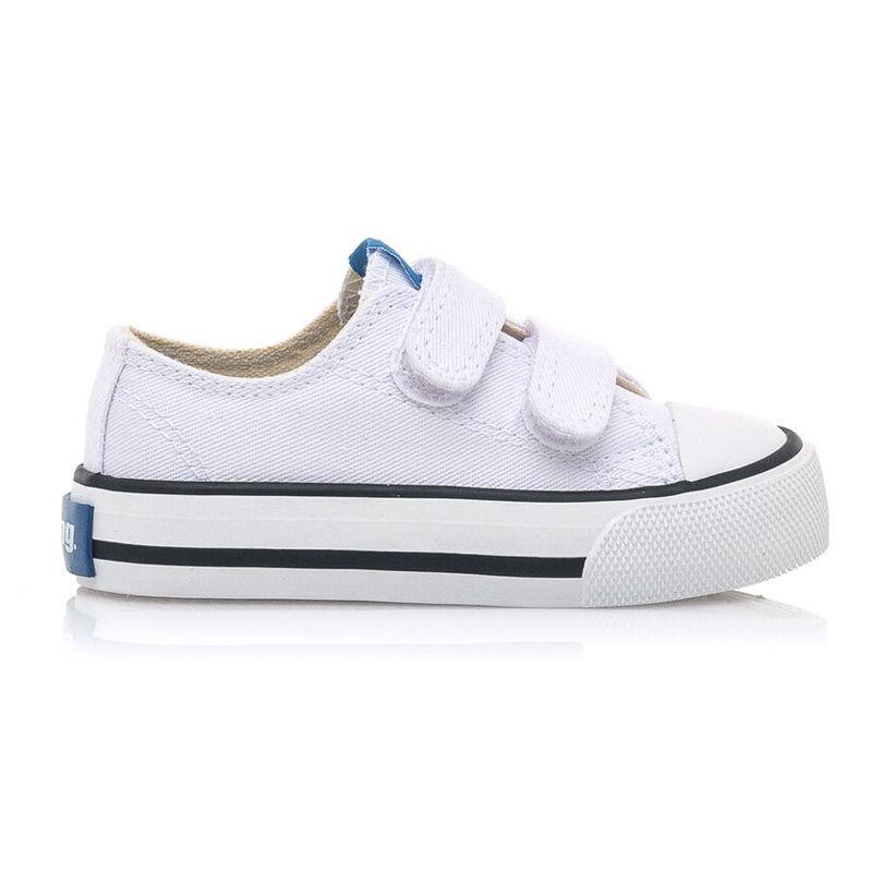 Zapatillas de lona para niño-a MUSTANG REMIX blanca 48730-C45305