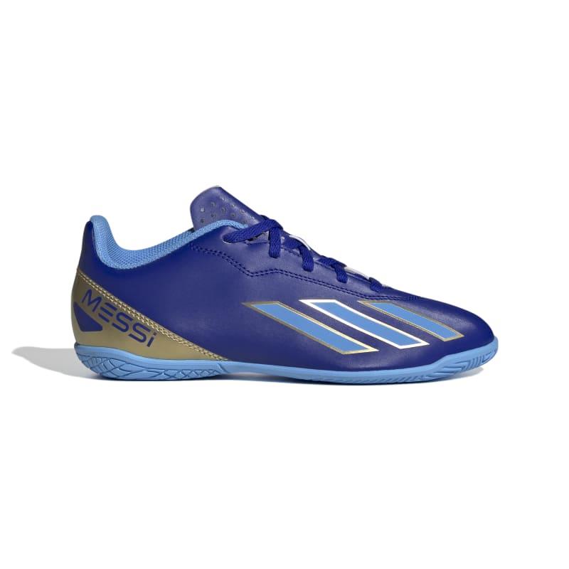 Zapatillas fútbol sala para niño-a ADIDAS X CRAZYFAST MESSI.4 IN azul IE8667