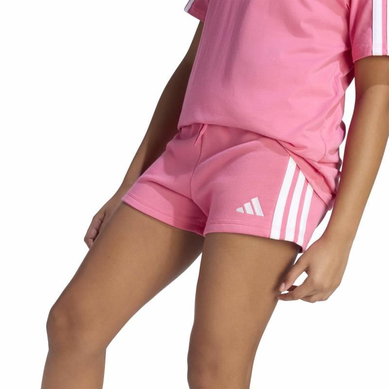 Pantalón corto de niña ADIDAS ESSENTIALS 3S rosa JV7274