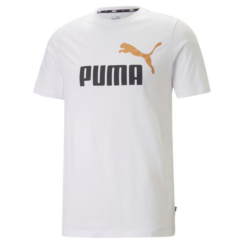 Camiseta manga corta PUMA ESSENTIALS  2 blanca 586759-58