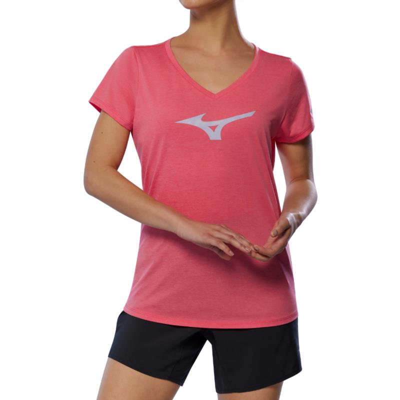 Camiseta manga corta para mujer MIZUNO IMPULSE CORE RB rosa J2GAC213-64