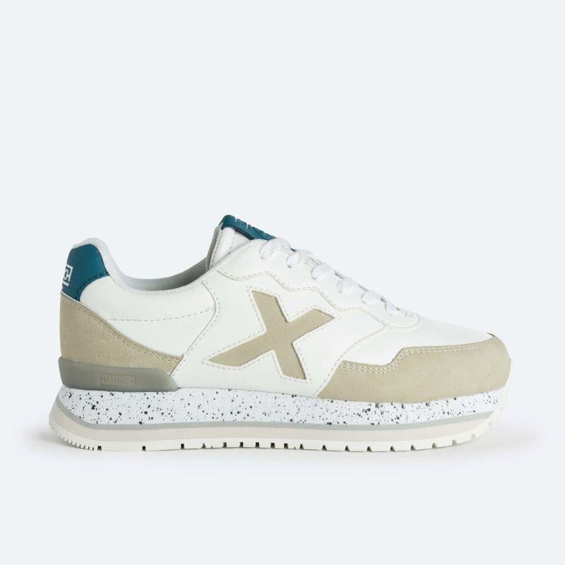 Zapatillas de mujer MUNICH DASH SKY blanca 1699013