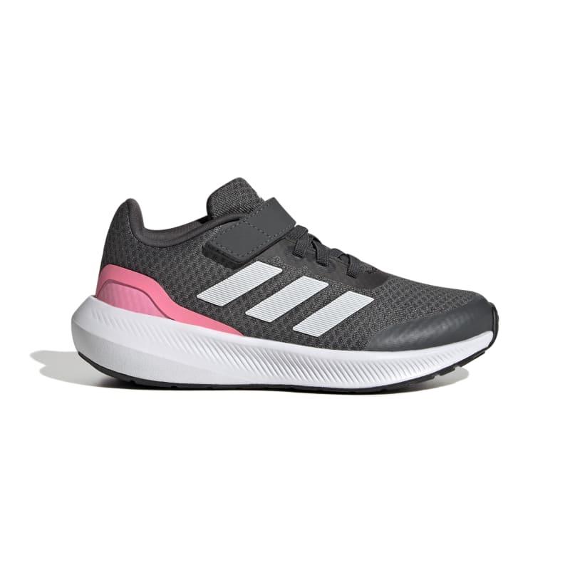 Zapatillas running niña-o ADIDAS RUNFALCON 3.0 gris y rosa HP5873
