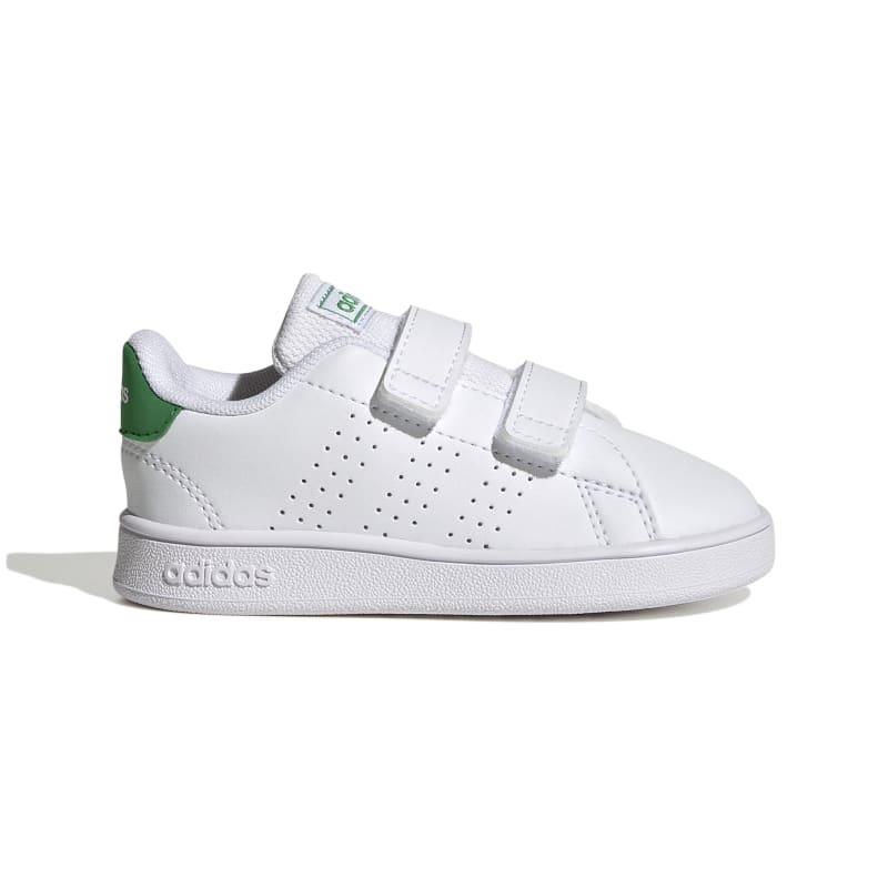 Zapatillas de niño ADIDAS ADVANTAGE blanca y verde GW6500