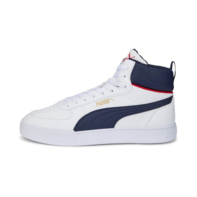 Zapatillas de bota PUMA CAVEN MID blanco y azul marino 385843-03