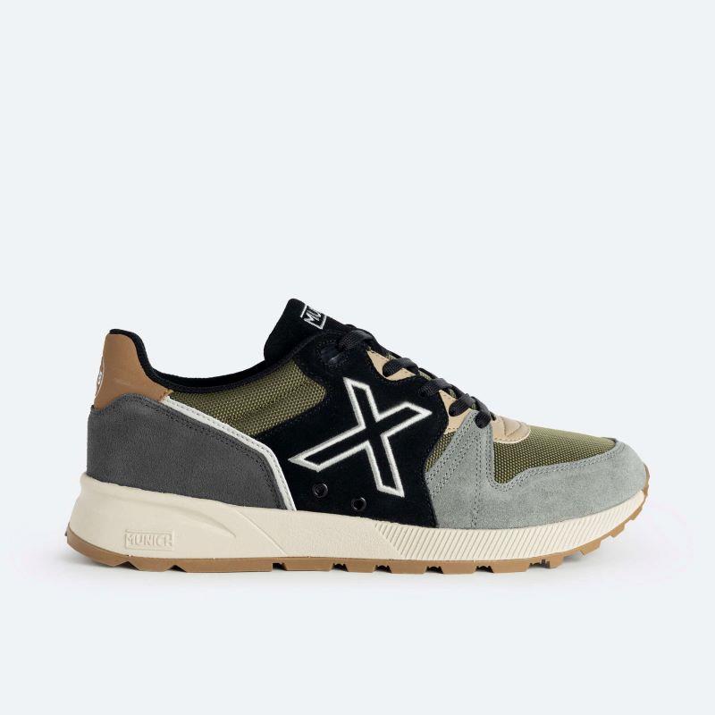 Zapatillas MUNICH 1030 verde kaki y varios 4151075