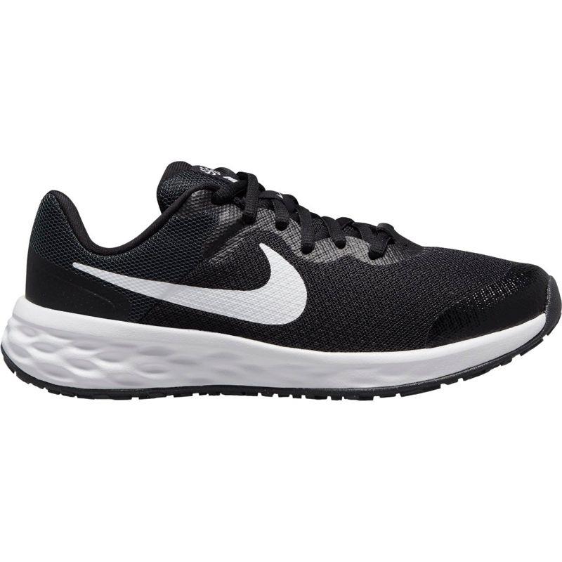 Zapatillas running de niño-a NIKE REVOLUTION 6 NN negras y blancas DD1096-003