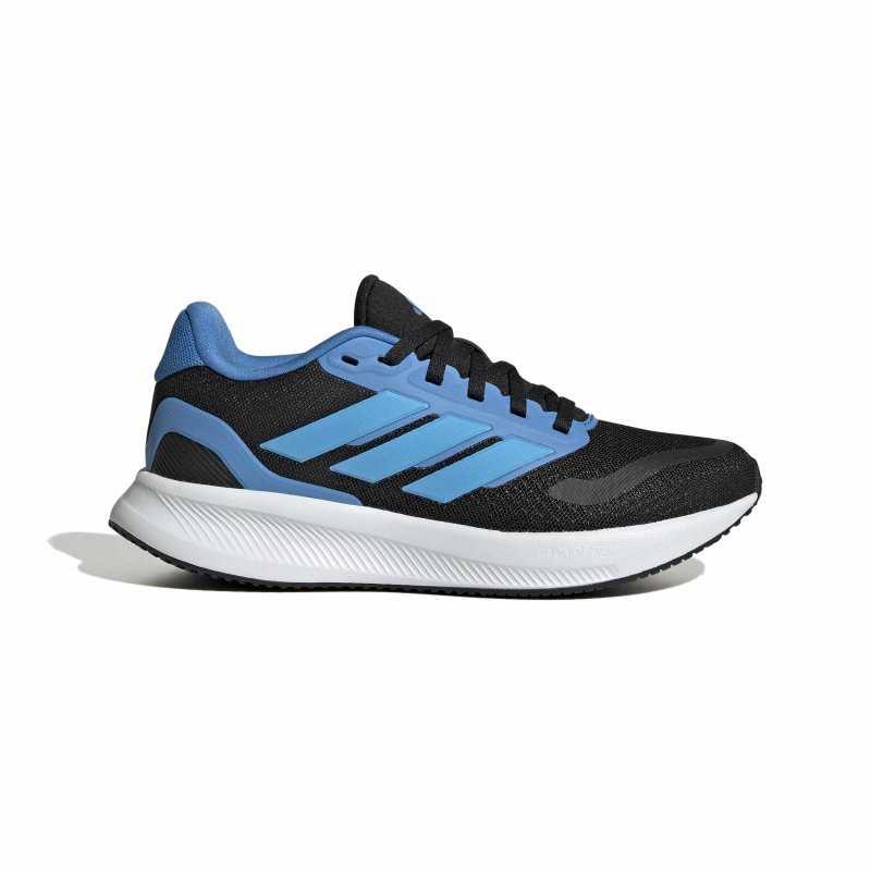 Zapatillas running niño ADIDAS RUNFALCON 5 negro y azul JP9391