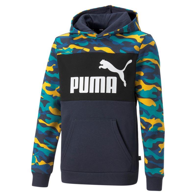 Sudadera con capucha para niño-a PUMA ESSENTIALS+ CAMO azul marino estampada 847343-43