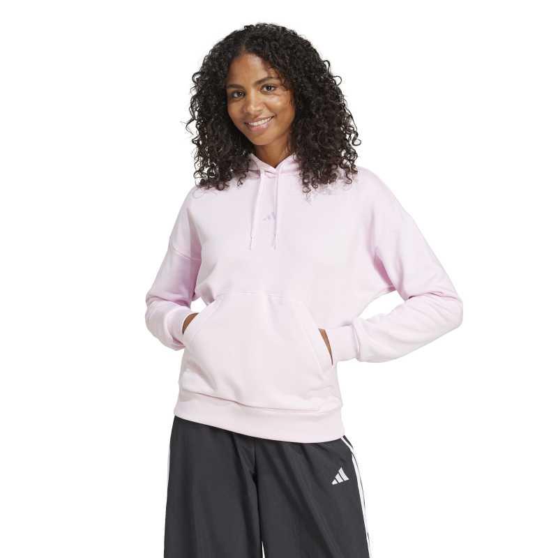 Sudadera con capucha para mujer ADIDAS ESSENTIALS SMALL LOGO rosa JN1856