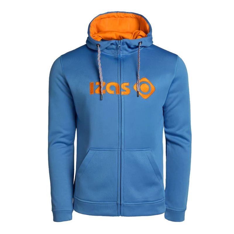 Chaqueta con capucha IZAS DUERO azul y naranja