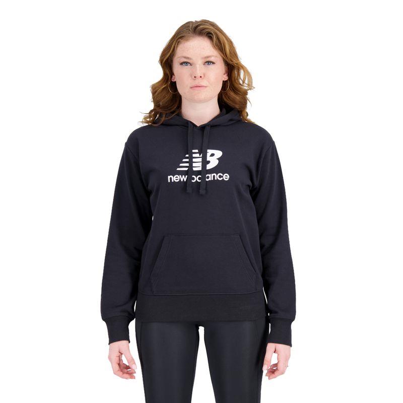Sudadera con capucha para mujer NEW BALANCE ESSENTIALS negra WT31533BK