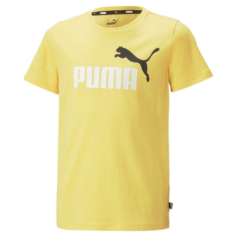 Camiseta manga corta para niño-a PUMA ESSENTIALS+  2 amarilla 586985-45