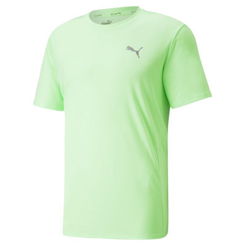 Camiseta running PUMA RUN FAVORITE verde lima 523150-34