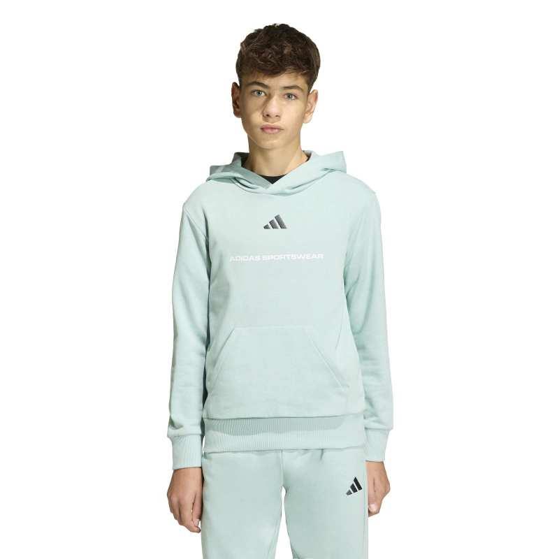 Sudadera con capucha para niño ADIDAS B FL HD J verde KG7387